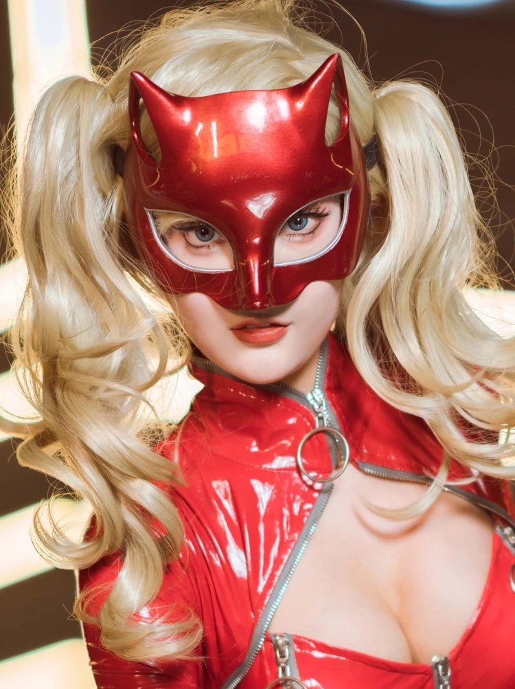 Маска для косплея Persona 5, маска Анны такамаки, аксессуар для костюма на Хэллоуин, рождественскую вечеринку, маскарад, аниме-шоу