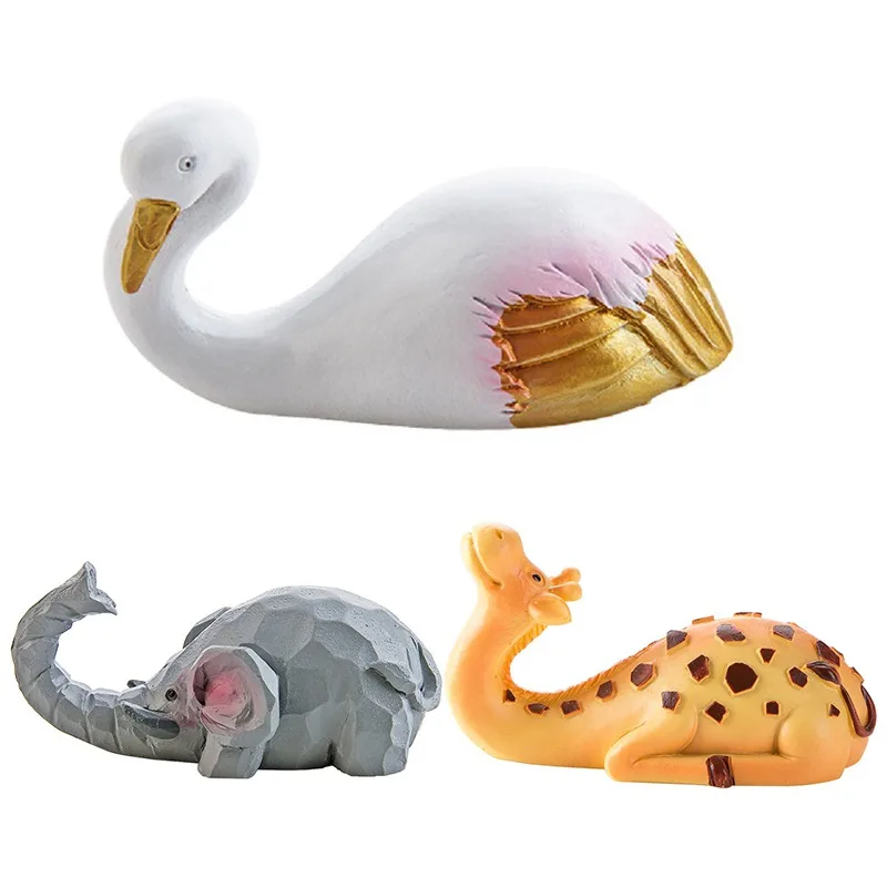 

Cartoon Strong Hooks Animal Shape Resin Hanger For Kitchen Accessories Wall Door Hang Decorative Room Decoration Utensils