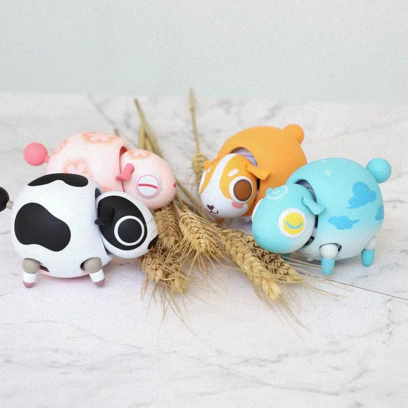 Электронный овечья фигурка игрушки Лаки овец прогулки глухая коробка Детский