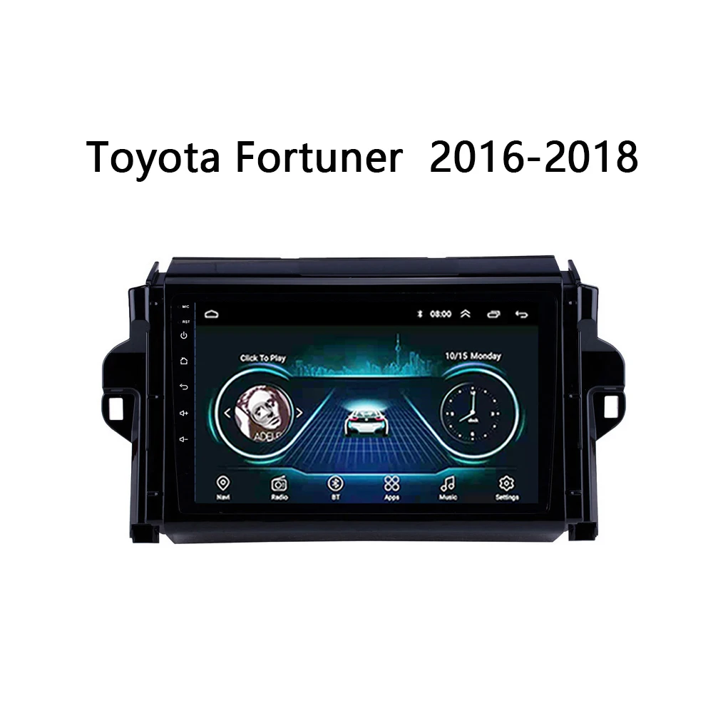 Автомобильное радио для Fortuner 2015 2016 2018 Android 8 1 мультимедийная система GPS DVD плеер
