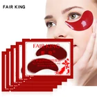 Маски-патчи под глаза с красным женьшенем, питательные, Коллагеновые, от темных кругов, увлажняющие, уход за кожей вокруг глаз, 5 шт.лот