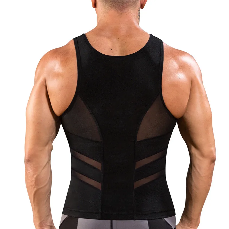 Тонкий шейпинг жилет Junlan для мужчин Корректирующее белье живота тренажер