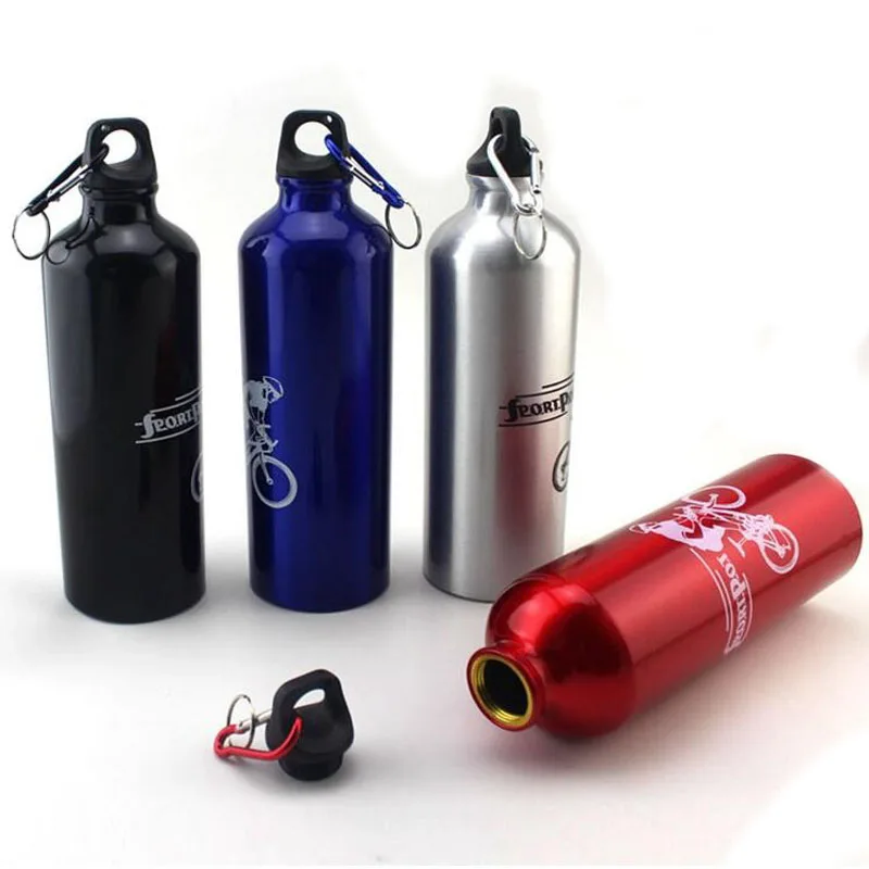 Бутылка для воды 500 мл велосипедная бутылка алюминиевый сплав спорта на открытом