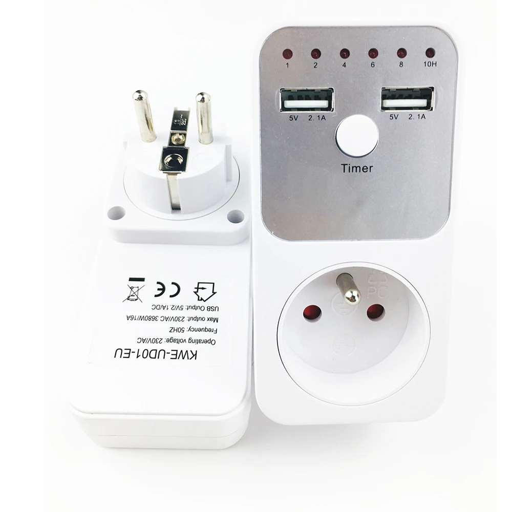 Кухня таймер розетка Великобритания/FR/штепсельная вилка европейского стандарта