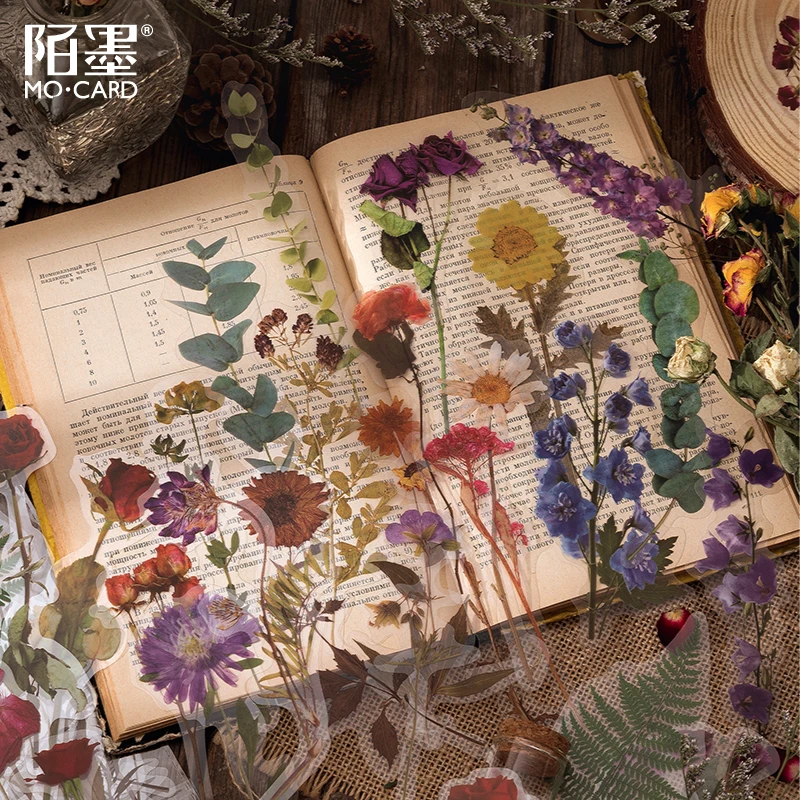 10 шт./упаковка наклейки-эвкалипты для дневника |