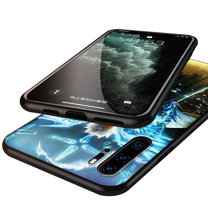 

Japanese Anime Bleach Black Cover For Huawei P40 P30 P20 P10 P9 P8 Lite E 5G 2017 2019 Pro Plus Phone Case