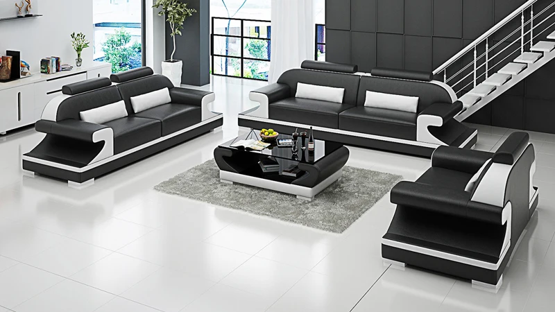 Living room furniture leather recliner sofa set | Мебель