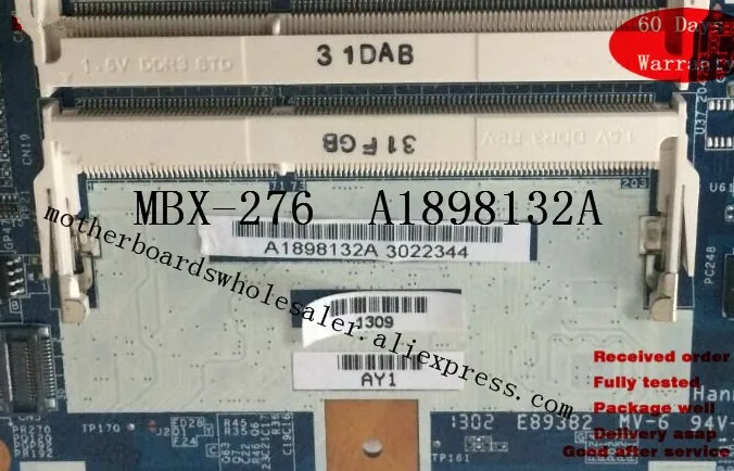 Материнская плата для Sony Vaio SVE14A системная материнская REV 1 0 MBX-276 A1898132A