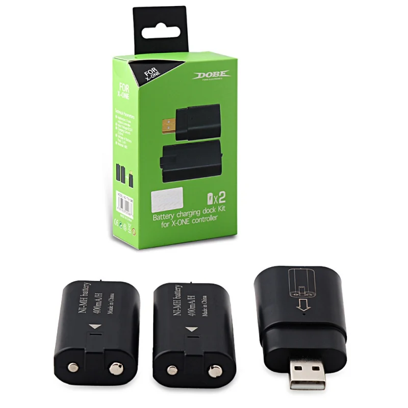Двойная перезаряжаемая батарея + USB зарядный кабель для xbox 360 беспроводной