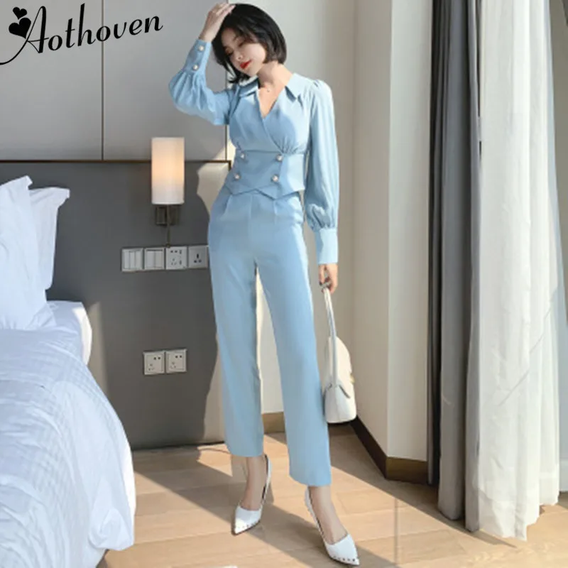 Высококачественный комплект из 2 предметов Осенние повседневные элегантные