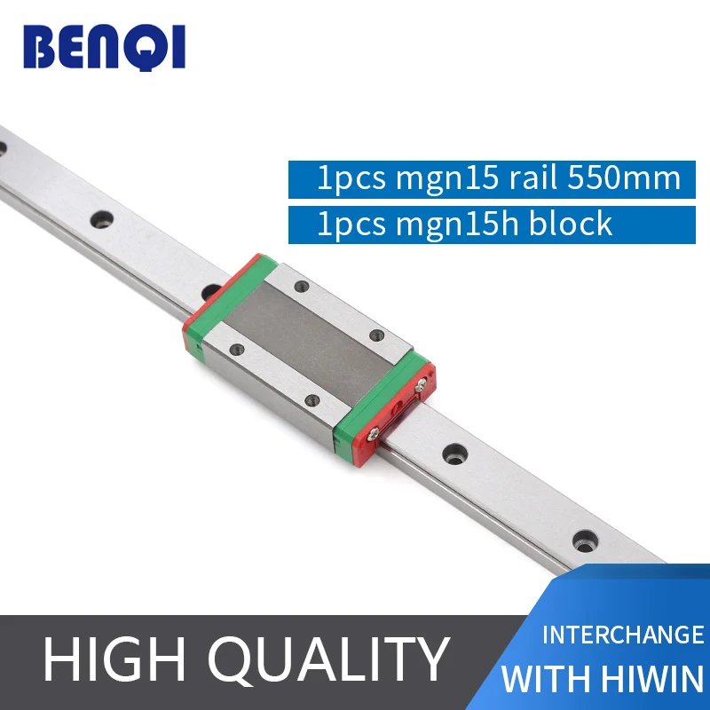 

low price cnc linear guides MGN15H block /carriage+ CNC linear bearing steel material MGN15-L550mm rail made in china