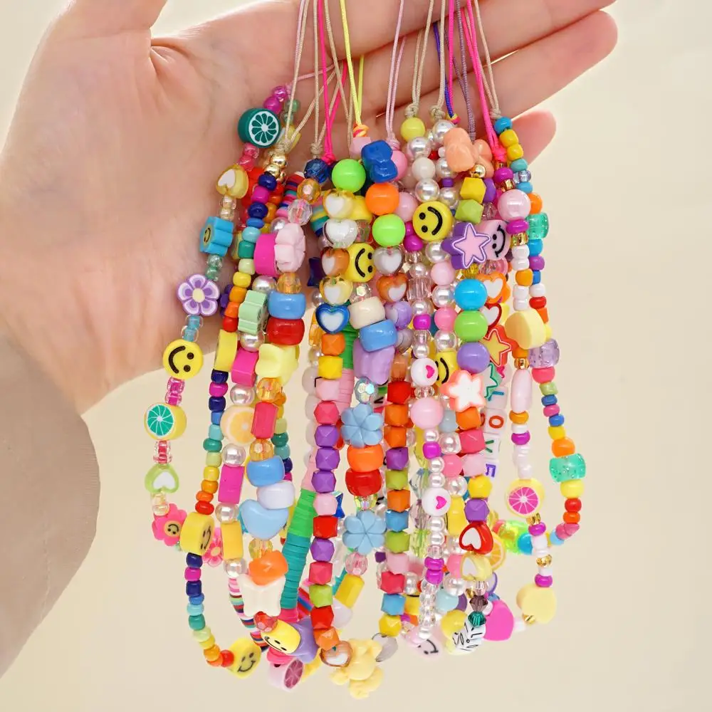 Новинка летние красочные мягкие глиняные ремешки на цепочке для женщин и девушек