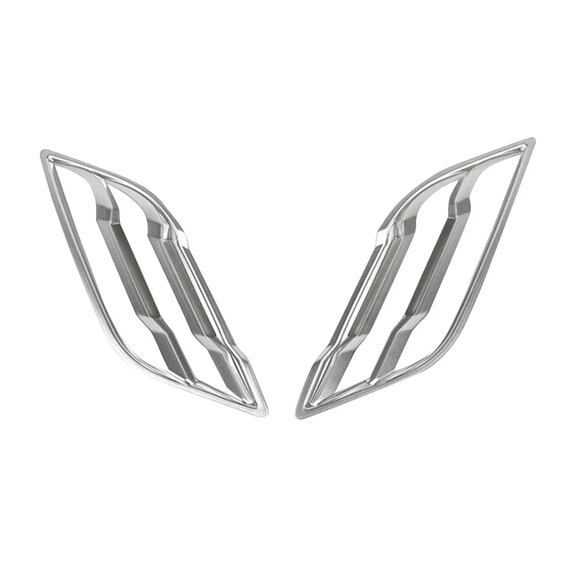

Side Body Front Wheel Fender Wing Air Vent Outlet Panel Decoration Cover Trim Frame for Ford F150 -2020