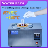 dxy 220v stainless steel water bath constant temperature lab equipment lcd digital heating thermostatic devices 571012l