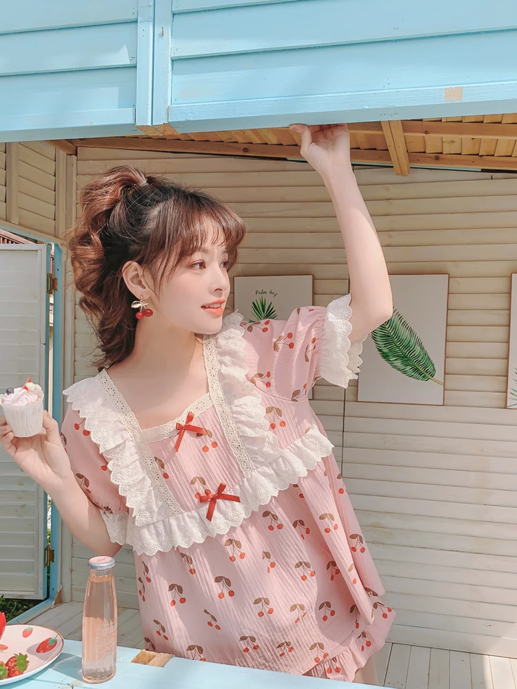 Пижамы женские летние пижамы женское нижнее белье ночное сексуальный комплект