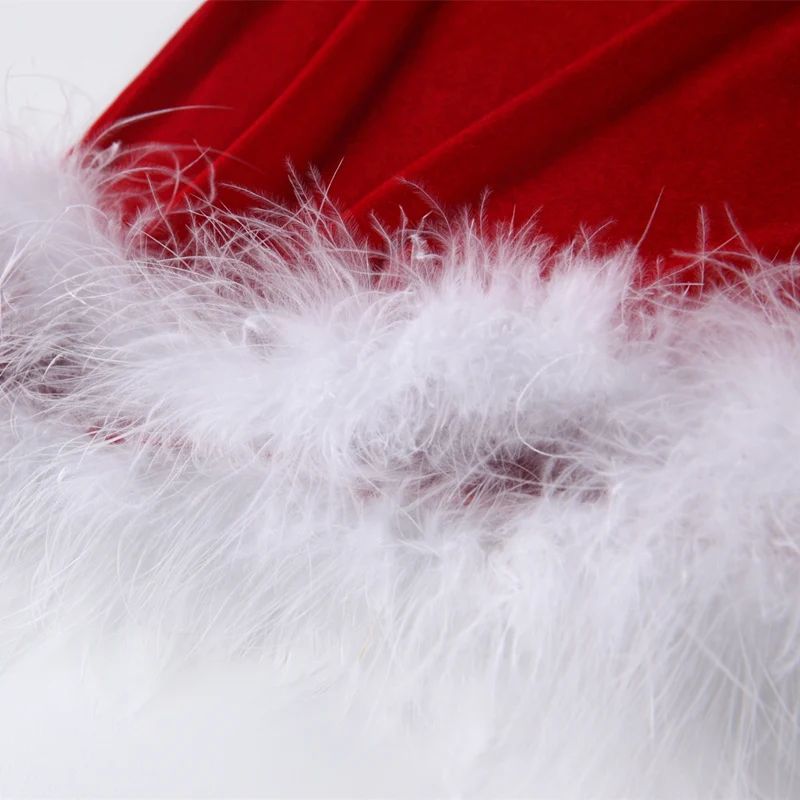 Nightgown For Women Sexy Lingerie Velvet Nightdress Feather Neckline Backless Homewear Femme Christmas Sexy Ccostumes Nightwear