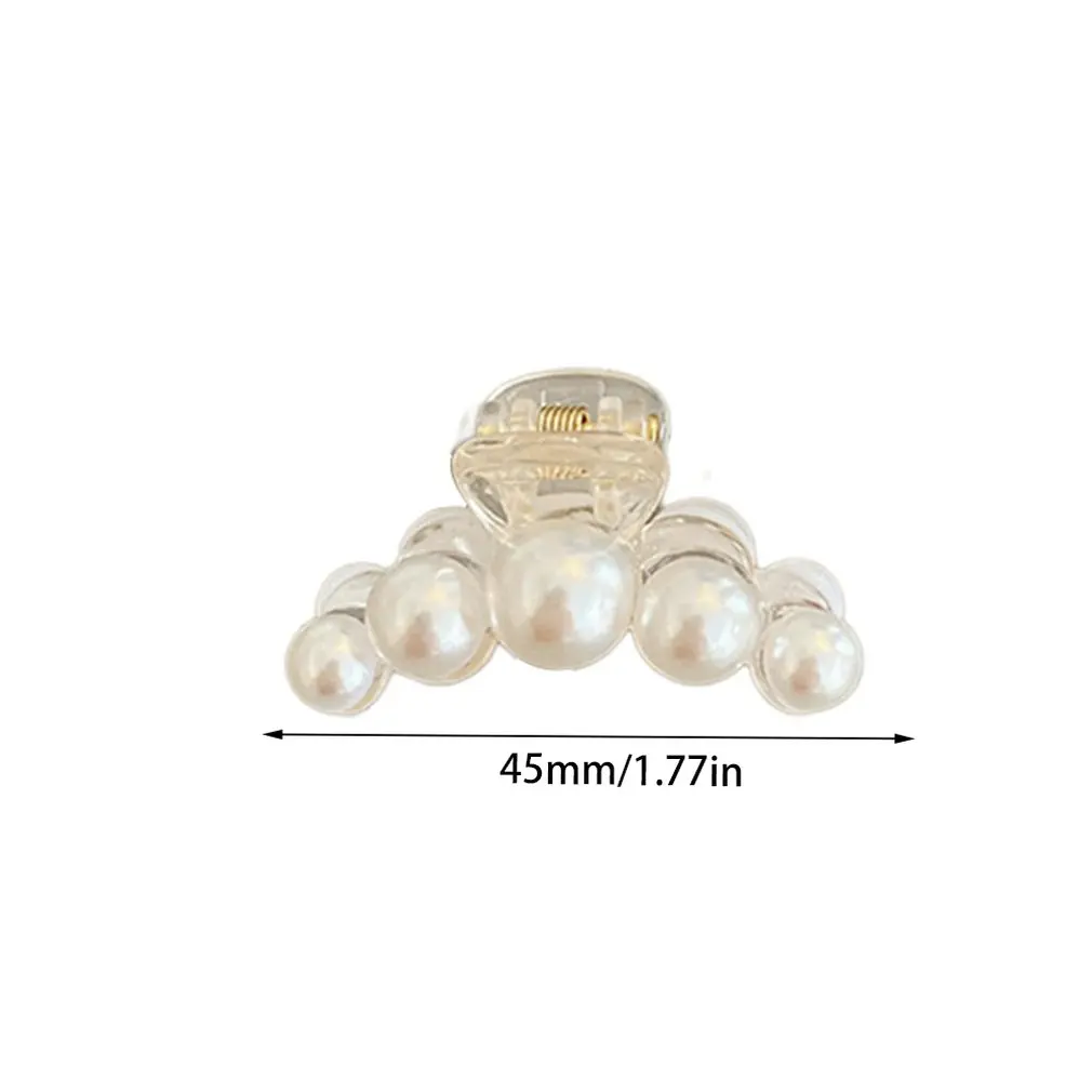 

2020 New Fashion Pearl Hair Clip for Women Elegant Korean Design Snap Barrette Stick Hairpin Hair Styling Accessories Hair Pins