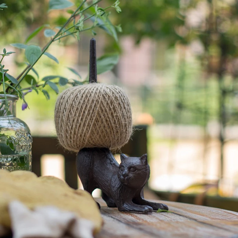 Модельный орнамент скульптура кошки чугун Статуи дома Гостиная офисная