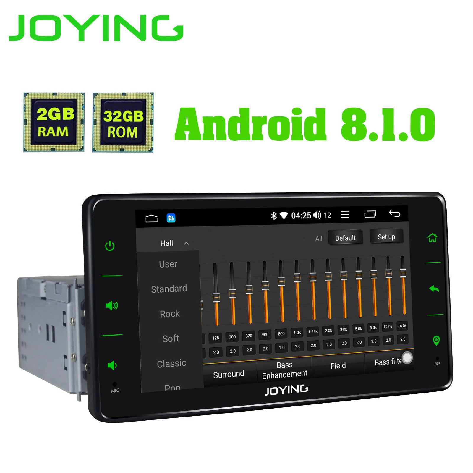 Joying Универсальный Android автомобильный Радио один 1 Din Автомобильный