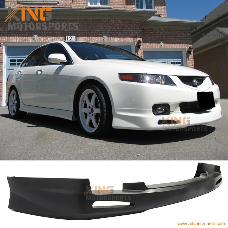 

Fit For 2004 2005 Acura TSX Sedan JDM Style Front Bumper Lip PU