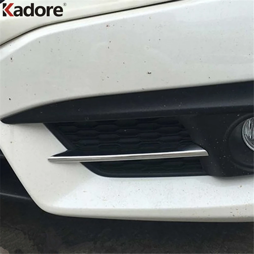 Для Honda Civic 2016 2017 2018 Седан ABS хромированные передние противотуманные фары