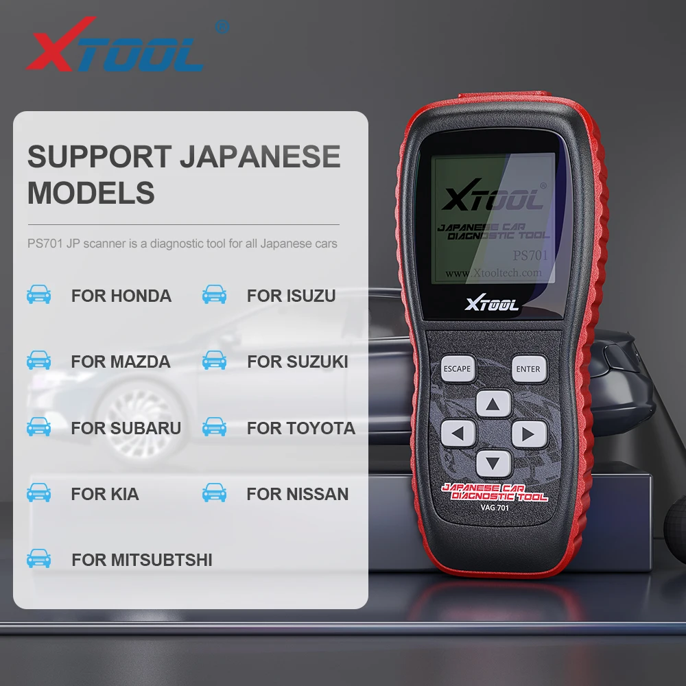 Диагностический инструмент XTOOL PS701 OBD2 для Toyota Honda Suzuki Kia Isuzu Mazda Nissan|diagnostic tool|professional