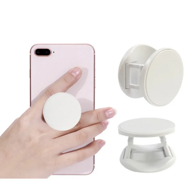 

10-100pcs round Blank material mobile phone folding stretch bracket Phone Holder Balloon support