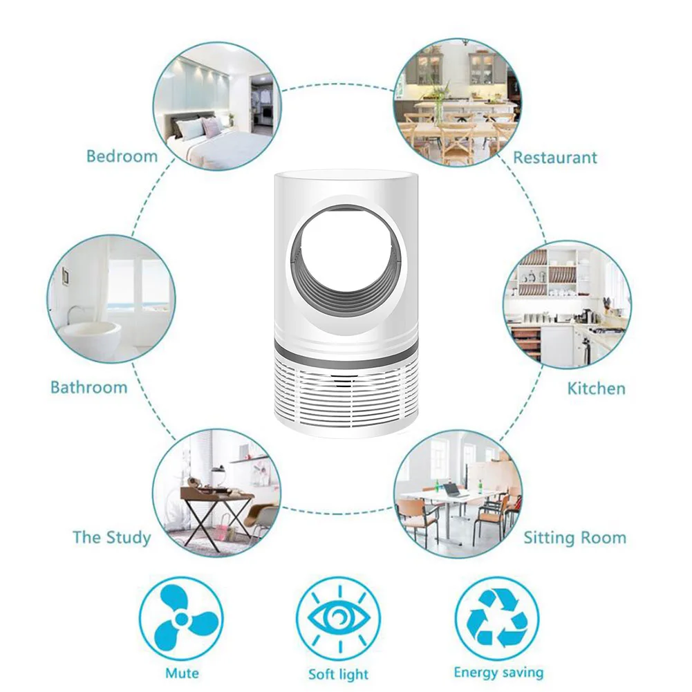 Электрический USB Отпугиватель комаров светодиодсветодиодный