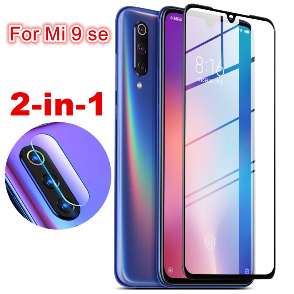 Защитное стекло 9D 2 в 1 для Xaomi Mi 9se Mi9t 9t pro 9 защита объектива камеры на Xiomi 9lite