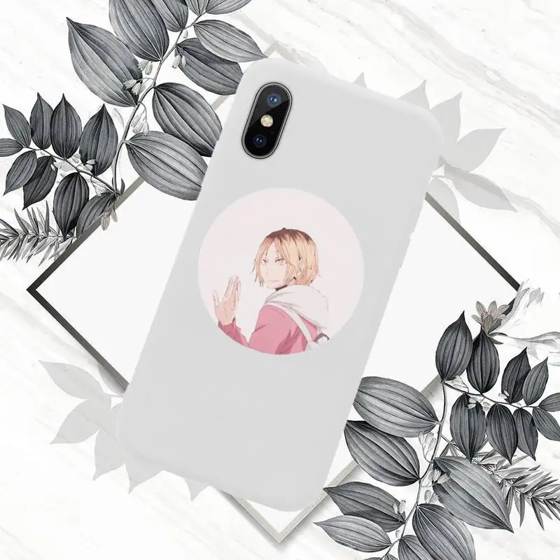 

Kenma Kozume of Haikyuu Phone Case Candy Color for iPhone 11 12 mini pro XS MAX 8 7 6 6S Plus X SE 2020 XR