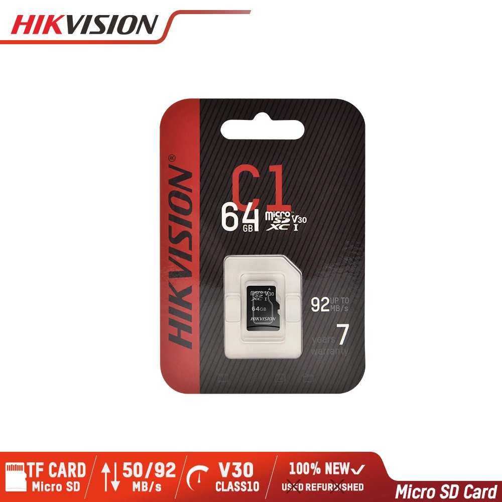 

HIKVISION Micro SD Card Class10 8gb 16gb 32gb 64gb 128gb 256gb Max 92M/s MicroSDHC/XC UHS-I Memory TF card #C1