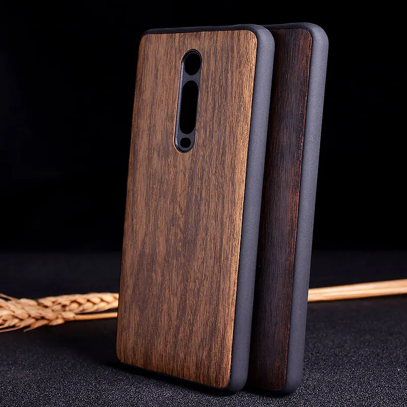 Чехол с имитацией под дерево для Xiaomi Mi 9T Pro пасторальным дизайном ТПУ + ПК материал