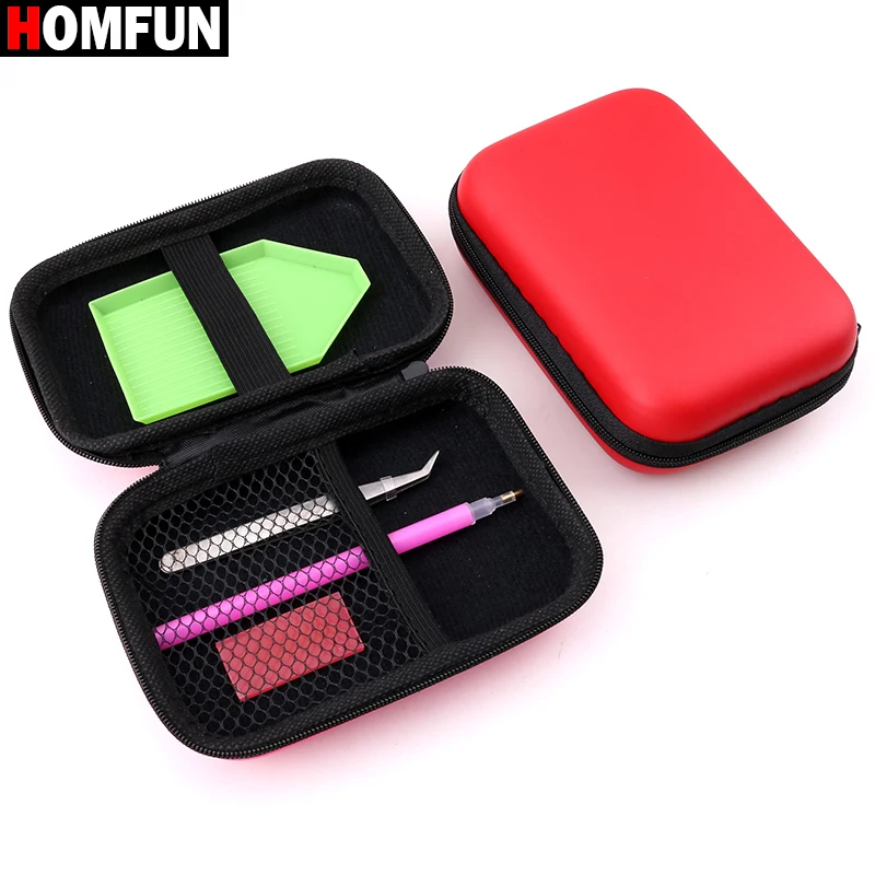 HOMFUN 5D сделай сам сумка для инструментов алмазной живописи аксессуары вышивки