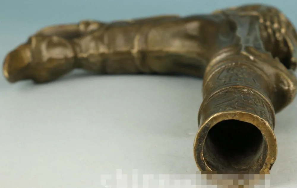 Готическая бронзовая ручная работа резная статуя нечестивого человека трость