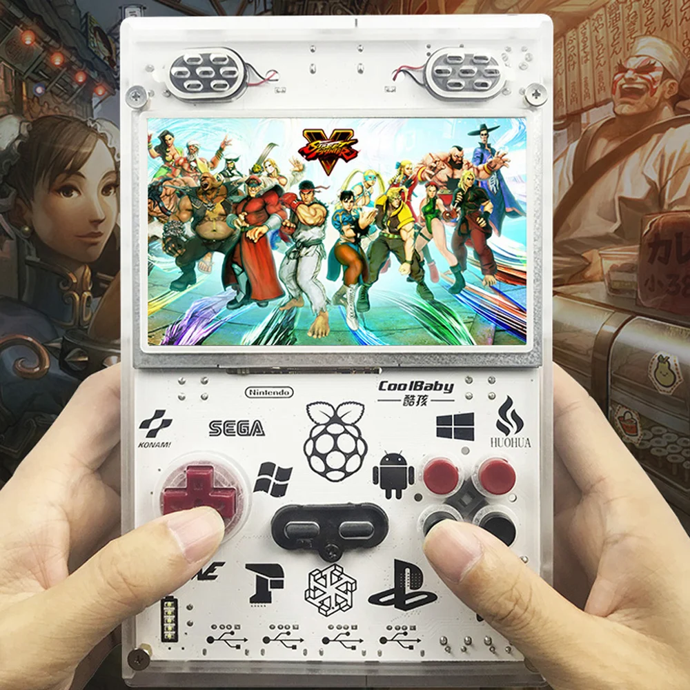 Новый 5-дюймовый ЖК-дисплей Raspberry Pi RetroPie игровая консоль 10000 + игр | Компьютеры и