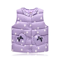 kids vest for girl baby spring autumn cotton vest childrens clothing retail waistcoats girls seeveless outerwear toddler coat