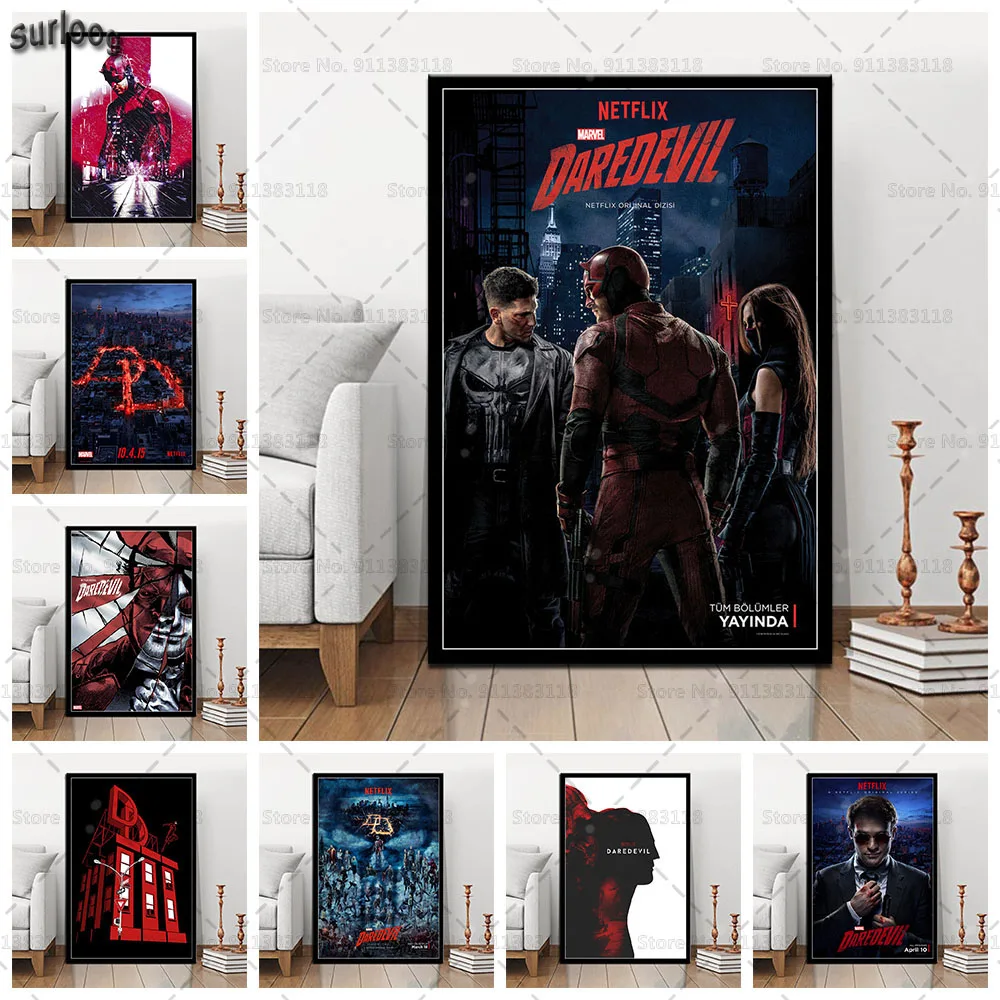 Плакаты и принты Daredevil Популярная ТВ-серия настенные художественные картины