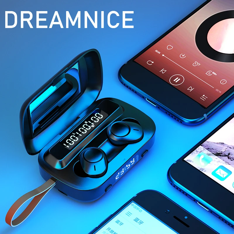 Спортивные Bluetooth-наушники DREAMNICE с шумоподавлением беспроводные наушники TWS
