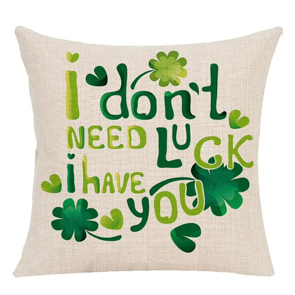 Наволочка с зеленым клевером на День Святого Патрика | Дом и сад