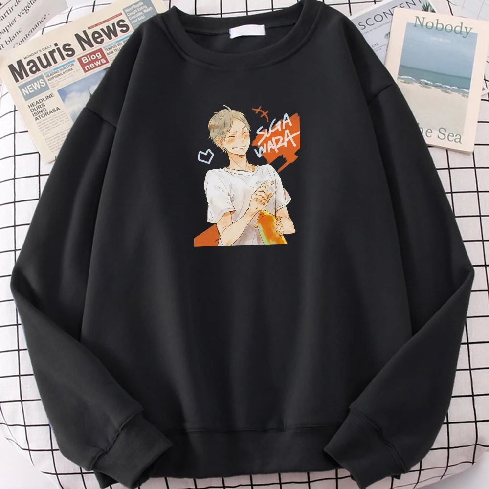 

Japanese Anime Haikyuu Soga Wara Printed Hoody Comfortable Casual Clothes Warm Brand Men Hoodie Oversize Winter Men'S Hoodies