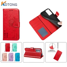Luxury Solid Color Wallet Case For OPPO Reno5 Z 6 Find X3 Neo Realme 8 A94 A93 A74 A54 F19 Pro Plus Card Slot Shockproof Cases