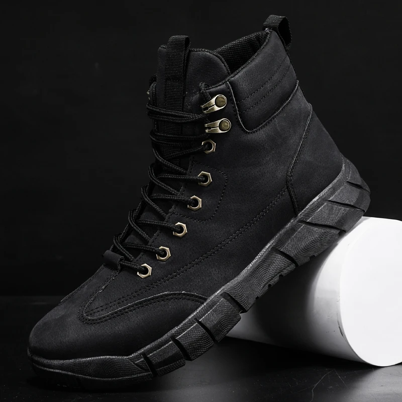 

Men's Boots Desert Tactical Military Boots Outdoor Combat Boots Fashion Motorcycle Men Combat Ankle Military Army Boots Male