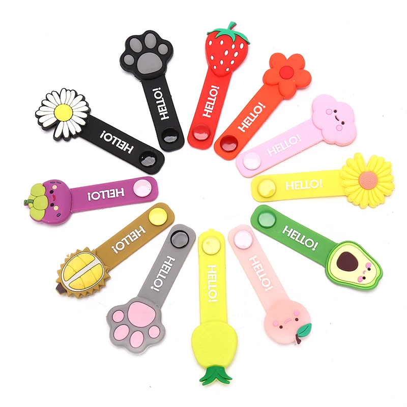 

Cute Fruit Flower Cable Winder Cable Organizer Winder Wire Protector Marker Hold