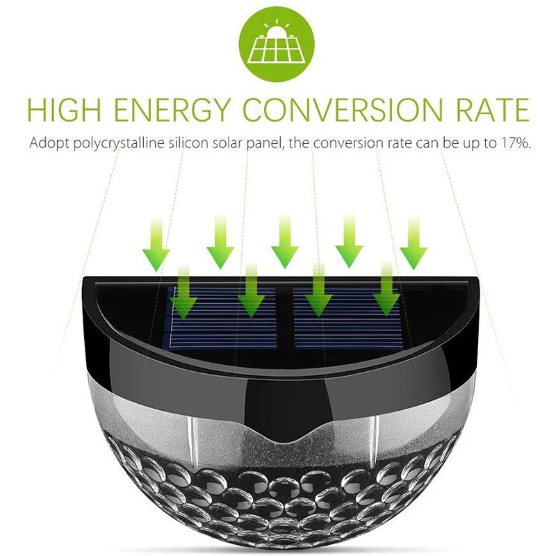 Hot Solar Fence Lights Decorative LED Garden Waterproof Wireless Outdoor for Patio Y | Лампы и освещение