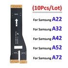 10 шт.Лот, основной гибкий кабель для Samsung A32 A325F A42 A425F A52 A525F A21, подключение материнской платы к ленте ЖК-экрана