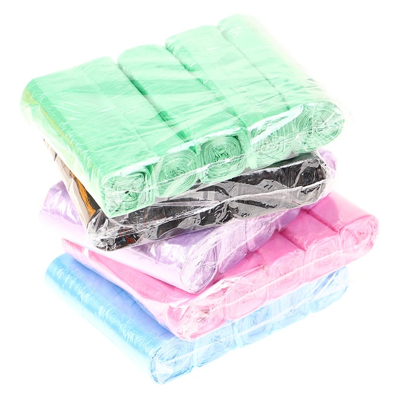

5 Rolls 100Pcs Household Disposable Trash Pouch Kitchen Storage Garbage Bags Waste Bag Plastic Cleaning Bag