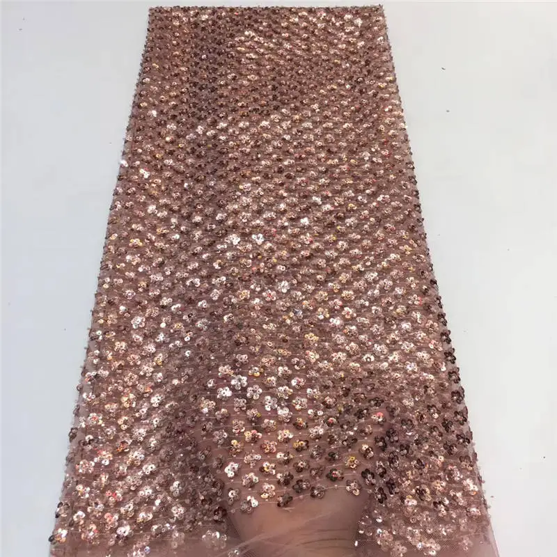 2020 Grey New African Sequins Lace Fabric Net Swiss Voile High quality France Tulle Mesh For Wedding Party Dres | Дом и сад