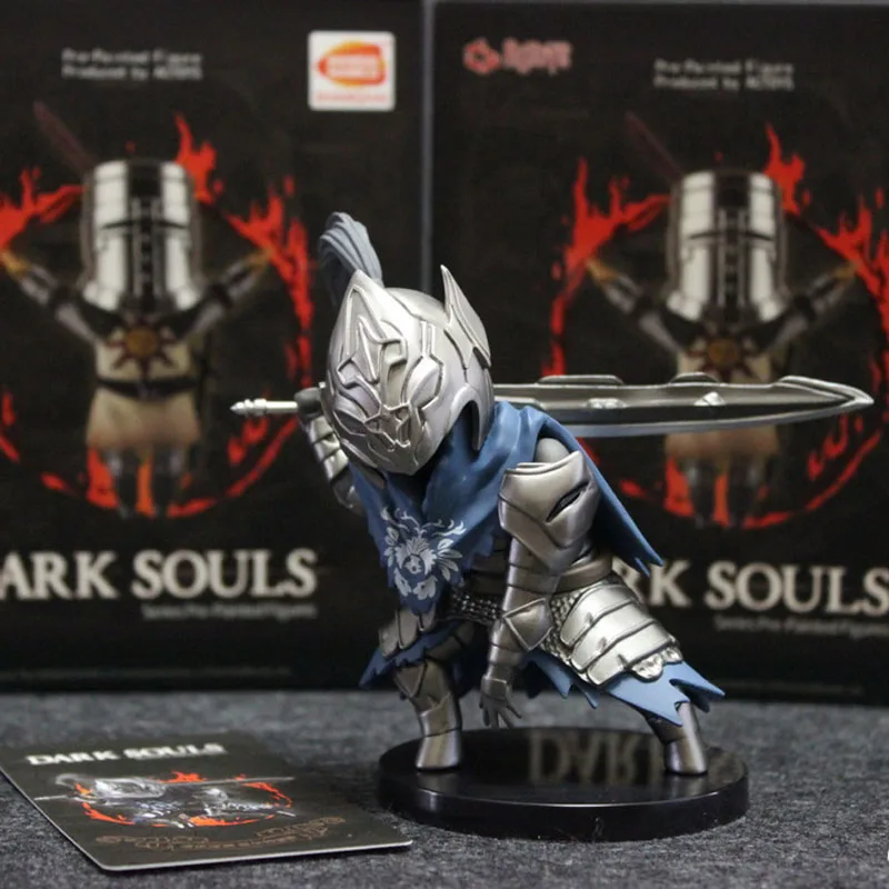 

11cm Original Dark Souls Series Blind Box Toys Doll Cute Anime Figure Oscar Dragon Hunter Solar Warrior Jack Bardo For Boys Gift