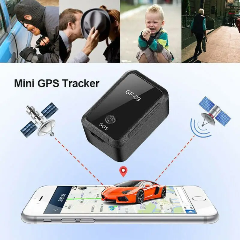 GF09 мини-приложение для автомобиля GPS локатор Адсорбция запись анти-падение