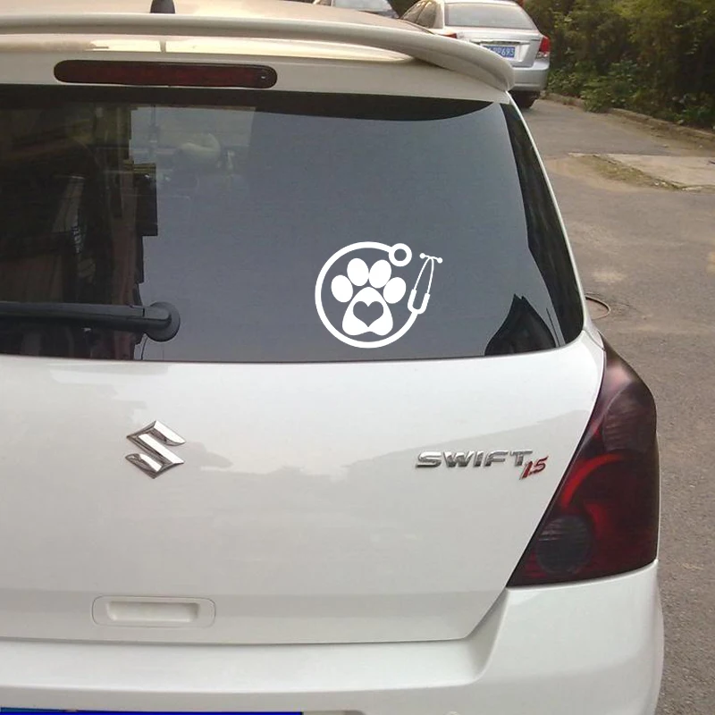 Ветеринарная наклейка на окно ноутбук автомобиль забавная индивидуальная